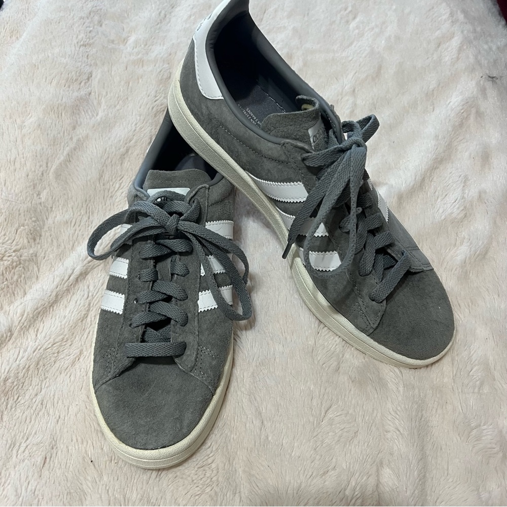 Adidas Campus gray sneakers - men’s size. 8.5